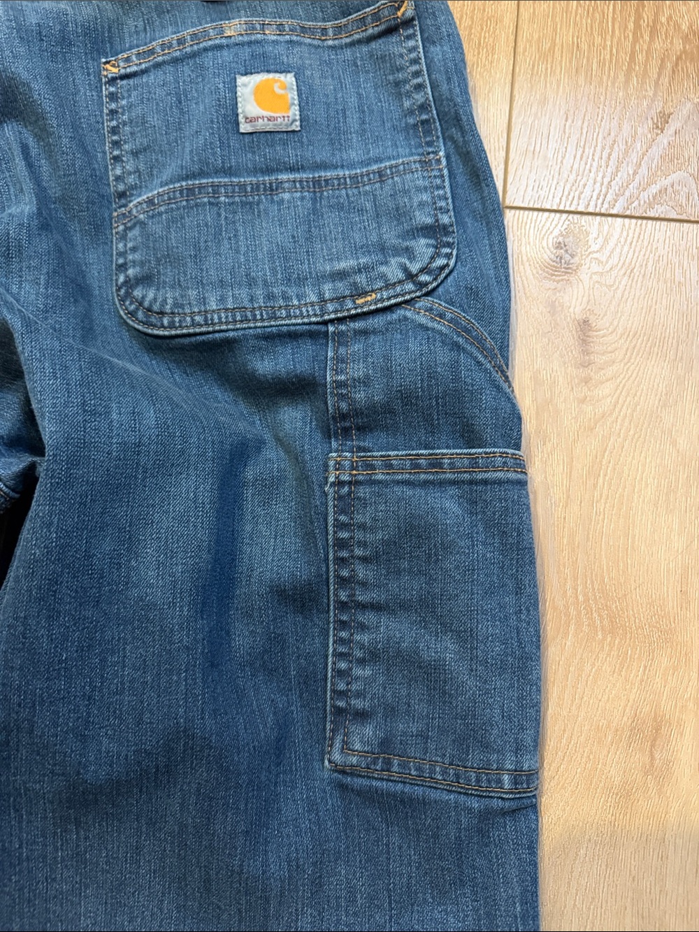 CARHARTT Men's Rugged Flex Relaxed Fit Utility Jean 38x32 - Picture 8 of 12